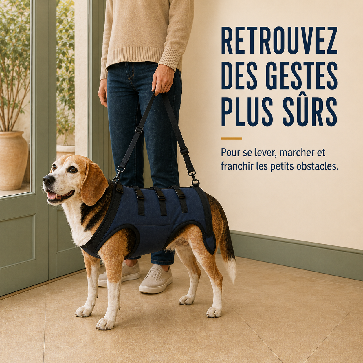 Harnais de soutien intégral pour chien – ÉlanPattes™