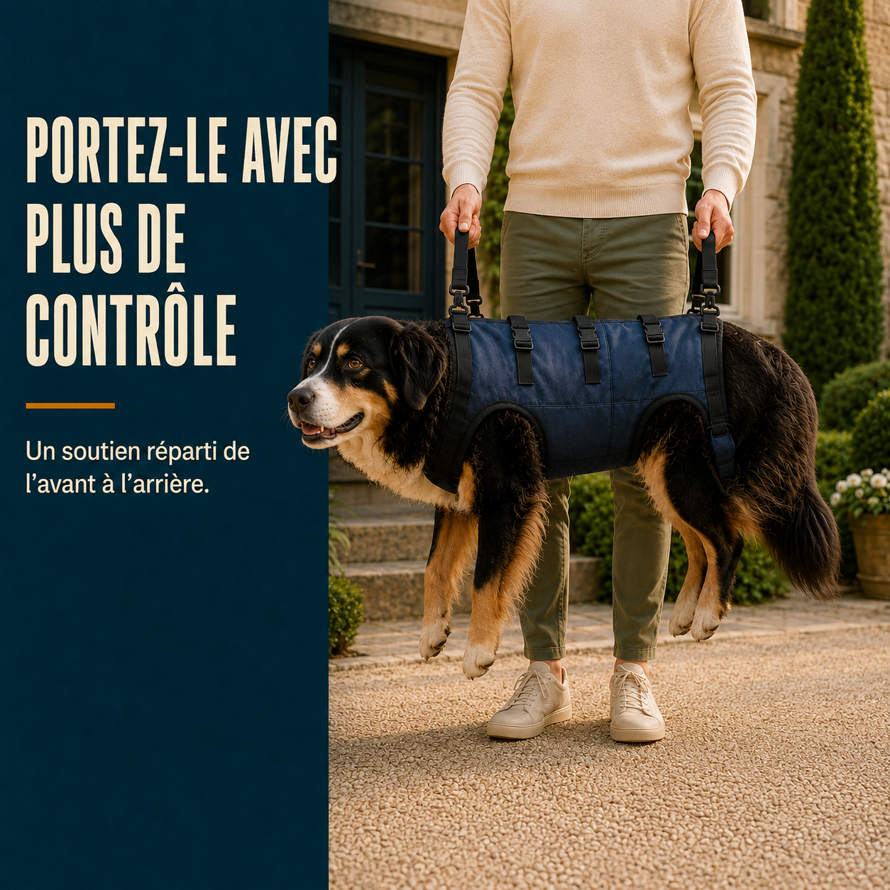 Harnais de soutien intégral pour chien – ÉlanPattes™