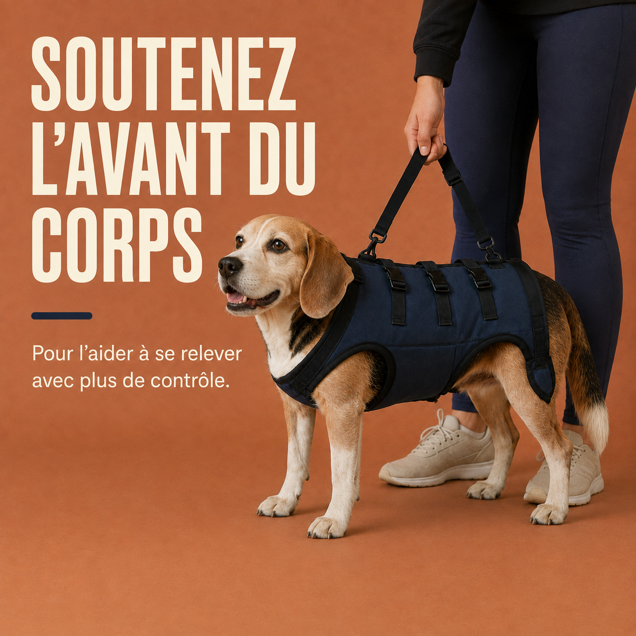 Harnais de soutien intégral pour chien – ÉlanPattes™